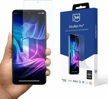 Fletë mbrojtëse 3MK Silky Matt Pro për Redmi Note 12 4G, matte, kundër gërvishtjeve, transparente