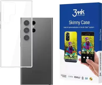 Mbrojtëse telefoni 3MK Skinny Case për Samsung Galaxy S23 Ultra, transparente, ultra e hollë