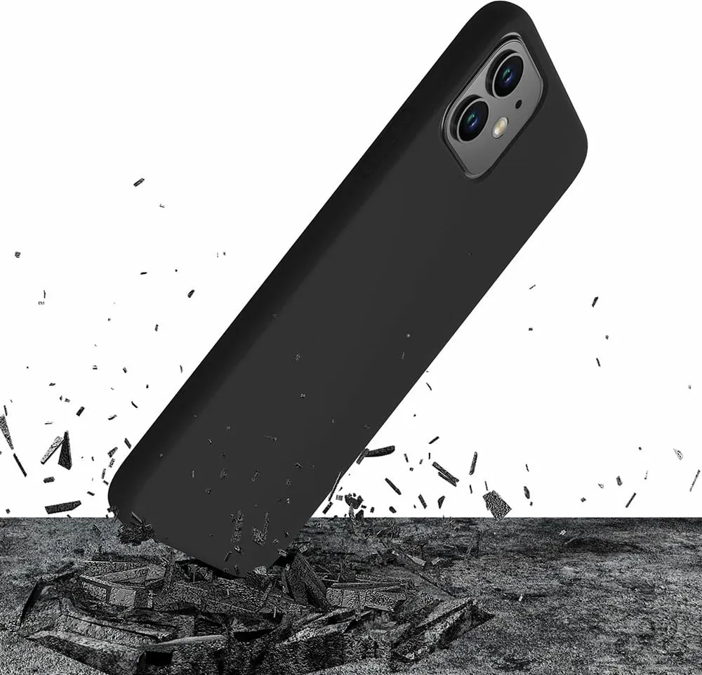Mbështjellës silikon për iPhone 11 3mk Protection, i zi - 3