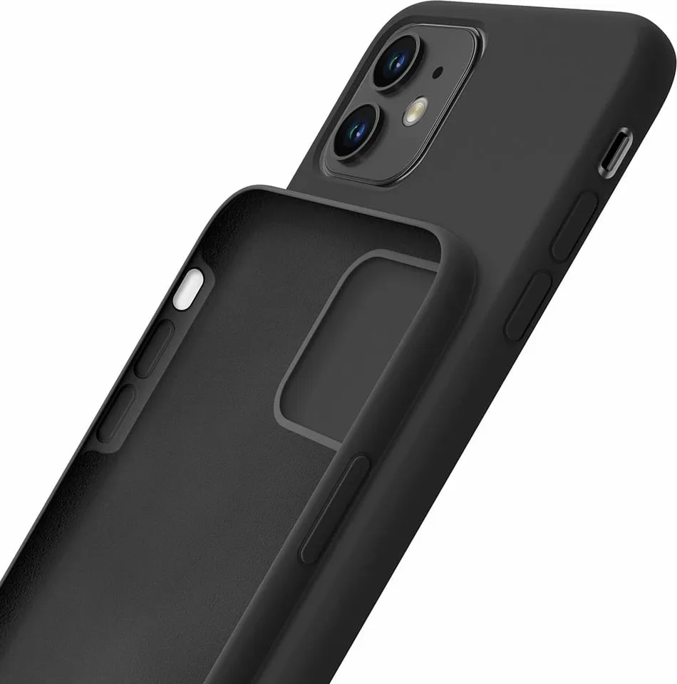 Mbështjellës silikon për iPhone 11 3mk Protection, i zi - 5