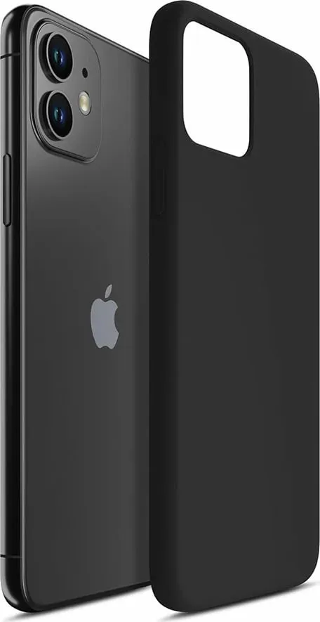 Mbështjellës silikon për iPhone 11 3mk Protection, i zi - 6