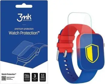 Folie mbrojtëse për smartwatch 3mk Protection Watch Protection ARC+, për Rubicon RNCE97, set prej 3 copë