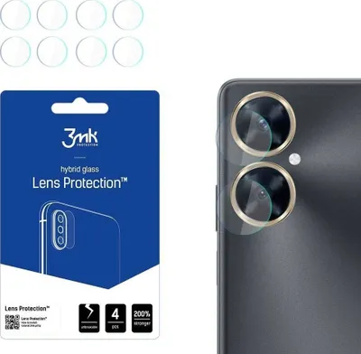 Mbrojtëse xhami kamerë 3MK për Huawei Nova 11i, set 4 copë, transparente - 1