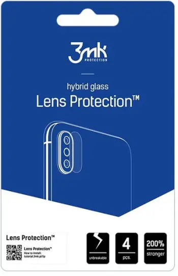 Qelq mbrojtës lente 3MK për Google Pixel 10 Pro Fold, për kamera, transparent