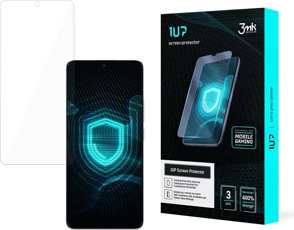 Mbrojtës ekrani 3mk 1UP për Redmi Note 13 Pro+, për gaming, 3 copë - 1