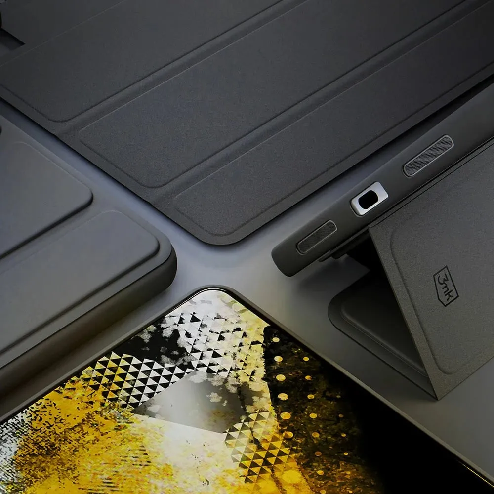 Mbulesë tablet 3MK Soft, për Samsung Galaxy Tab S9+, me funksion Wake Sleep, e zezë - 9