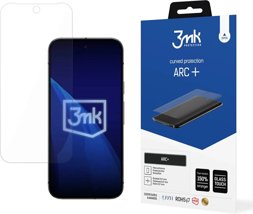 Mbështjellës ekrani 3MK Google Pixel 9A, transparent - 1