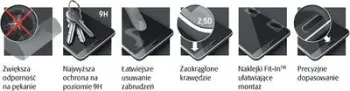 Xham mbrojtës për celular 3MK HardGlass për Sony Z2