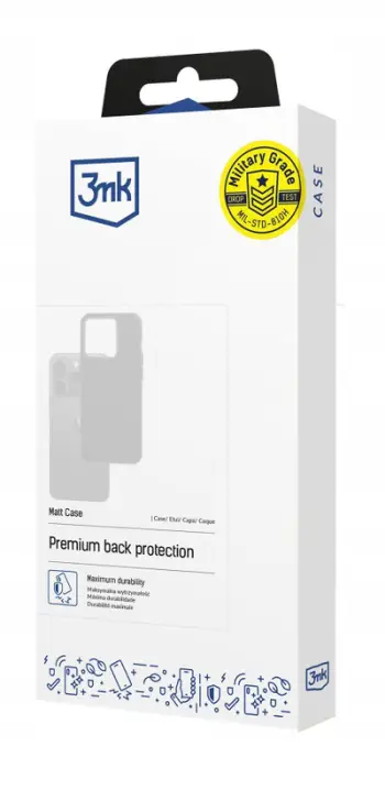 Mbulesë telefoni 3MK Matt Case OnePlus Nord 5 Nord 5G, matte, e zezë