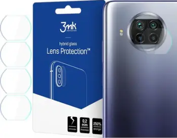 Xham mbrojtës lentesh 3MK Hybrid për Xiaomi Mi 10T Lite, transparent