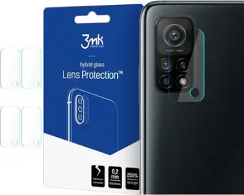 Xham mbrojtës i kamerës 3MK për Xiaomi Mi 10T / 10T Pro