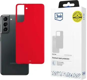 Futrollë 3MK për Samsung Galaxy S21 5G Matt Case, TPU, mat, e kuqe
