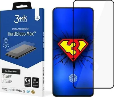 Xham mbrojtës 3MK HardGlass Max FP për Samsung Galaxy S21 Plus - 1