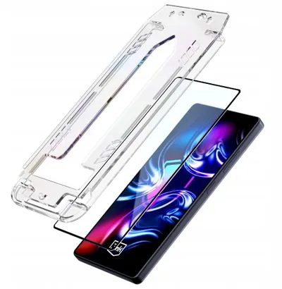 Stakll Protektiv 3MK HardGlass Max për iPhone 17 Pro, me aplikues, transparent - 3
