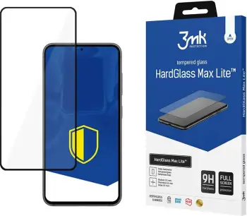 Xham mbrojtës 3MK HardGlass Max Lite Samsung Galaxy S23, 0.3mm, i zi