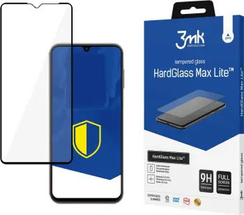 Xham mbrojtës 3MK HardGlass Max Lite Samsung Galaxy A14, 0.3mm, i zi