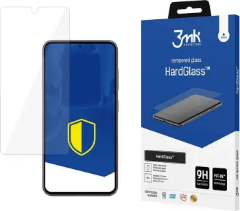 Xham mbrojtës 3MK HardGlass Samsung Galaxy S23, 0.3mm, 9H, i zi