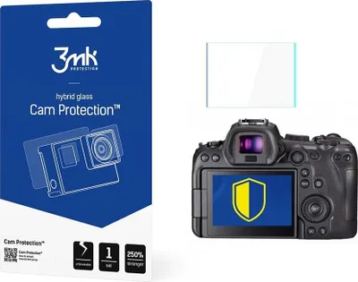 Mbrojtës xhami 3MK Cam Protection për Canon EOS R6, 0.2mm, transparent - 1