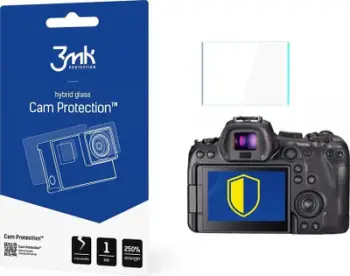 Mbrojtës xhami 3MK Cam Protection për Canon EOS R6, 0.2mm, transparent