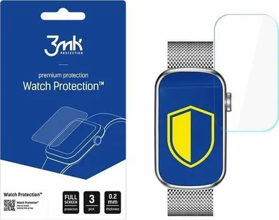 Folie mbrojtëse 3MK ARC për smartwatch Garett Action Wave RT, transparente - 1