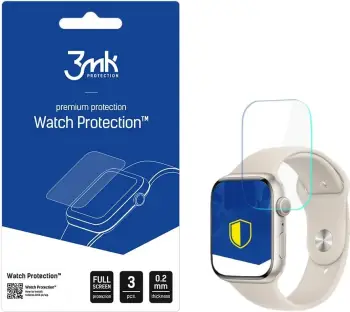 Folie mbrojtëse 3MK ARC, për Apple Watch 8 41mm, transparente