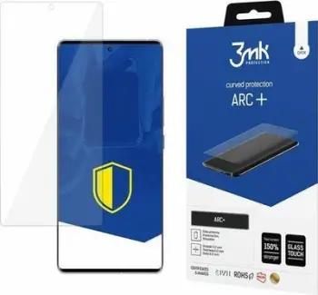 Folie mbrojtëse 3MK ARC+, për Vivo iQOO 10 Pro, për ekran të lakuar, transparente