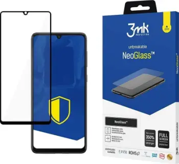 Xham mbrojtës 3MK NeoGlass, për Samsung Galaxy A22 4G, i zi