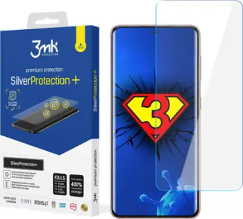 Folie mbrojtëse 3MK Silver Protect+, për Samsung Galaxy S21 FE, antimikrobike, transparente