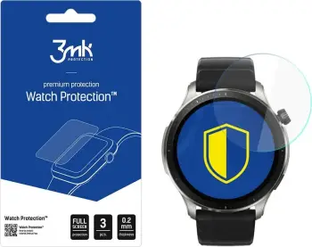 Qelq mbrojtës 3MK FlexibleGlass për Amazfit GTR 4 46mm, hibrid, 0.2mm, transparent