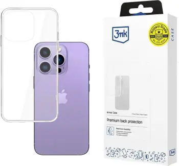 Mbështjellës 3mk Armor Case për iPhone 14 Pro Max, transparent