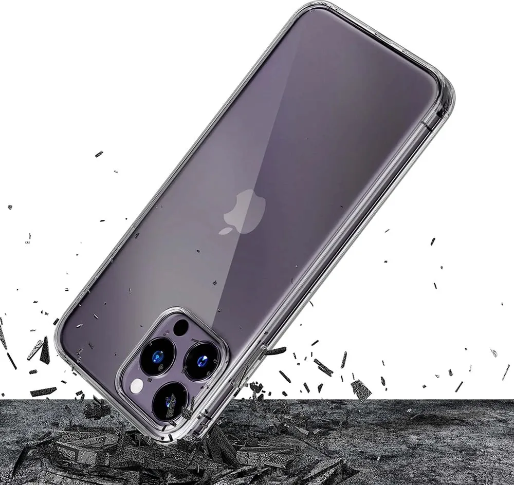 Mbështjellës silikon 3mk Clear Case për iPhone 14 Pro, Transparent - 3
