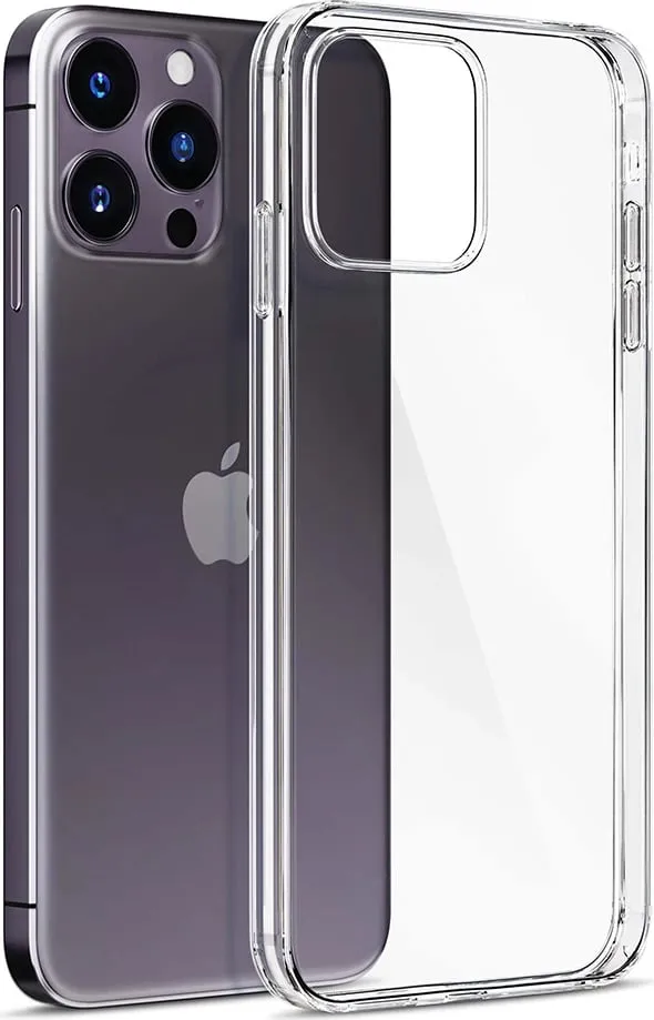 Mbështjellës silikon 3mk Clear Case për iPhone 14 Pro, Transparent - 4