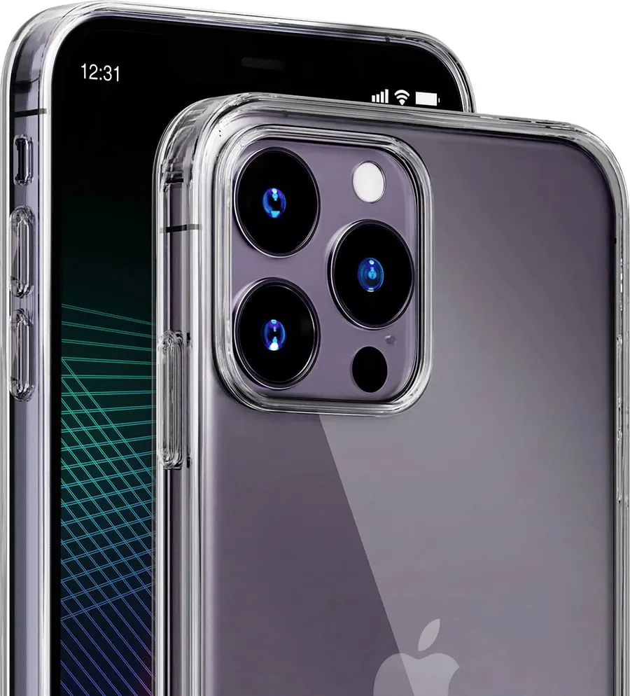 Mbështjellës silikon 3mk Clear Case për iPhone 14 Pro, Transparent - 5