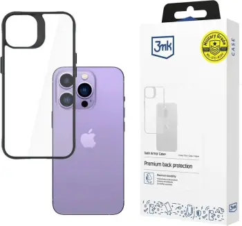 Mbulesë telefoni 3MK Satin Armor Case+ Apple iPhone 14 Pro, transparente