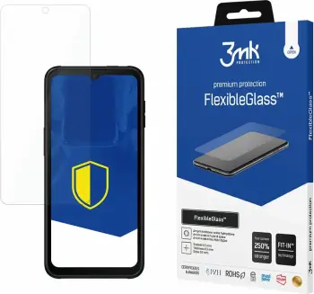 Mbrojtëse ekrani 3MK FlexibleGlass për Samsung Galaxy XCover 6 Pro, xham hibrid, transparente