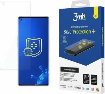Folie mbrojtëse 3MK Silver Protect+ për Oppo Find X5, antimikrobike, montim me xhel, transparente