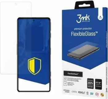 Mbrojtës ekrani 3MK FlexibleGlass për Xiaomi Redmi K50, xham hibrid, transparnet