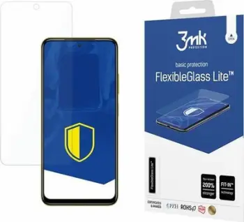 Folie mbrojtëse 3MK Flexible Glass Lite për Xiaomi Poco X4 Pro 5G, xham hibrid fleksibël, transparente