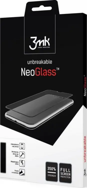 Xham mbrojtës 3MK NeoGlass për Samsung Galaxy A53 5G / A536, i zi