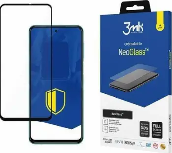 Xham mbrojtës 3MK NeoGlass Xiaomi Redmi Note 9 Pro 5G, i plotë, i zi
