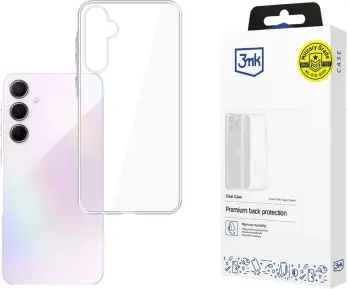 Mbulesë telefoni 3mk Clear Case për Samsung Galaxy M35 5G, TPU fleksibël, transparente