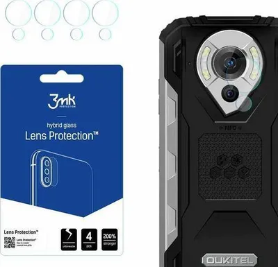 Xham mbrojtës për kamerë 3MK Lens Protect për Oukitel WP16, 4 copë - 1