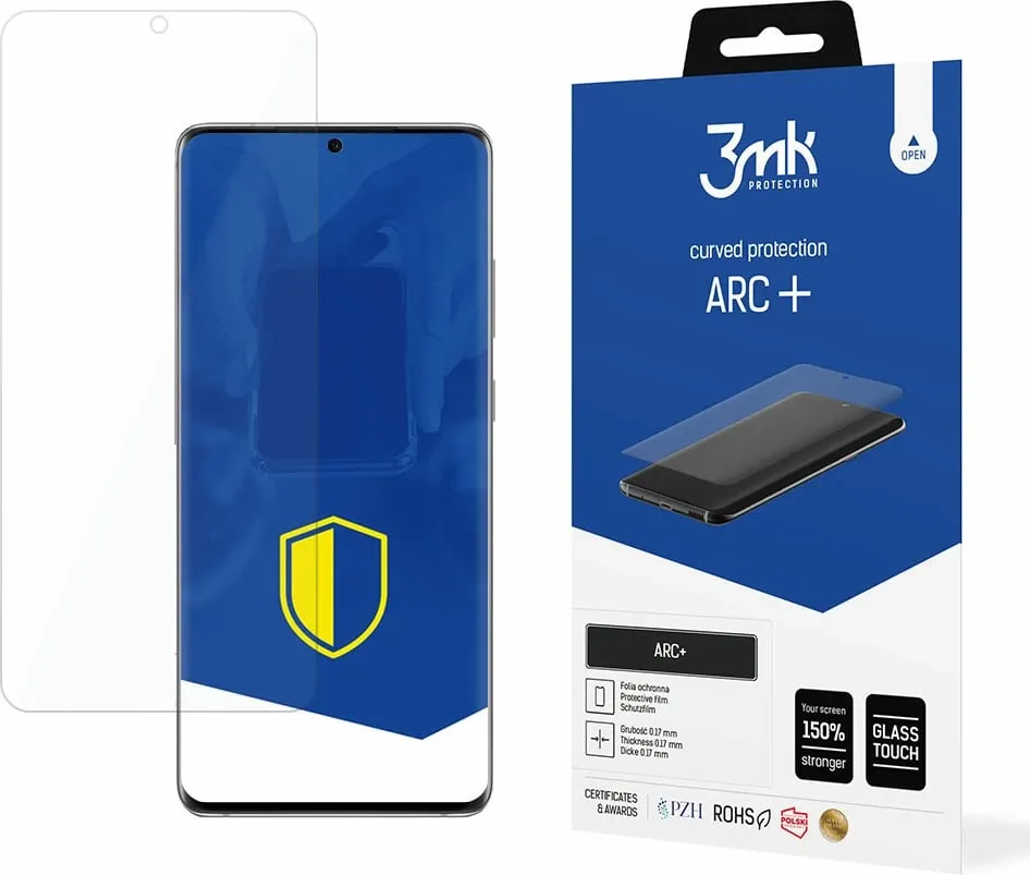 Folje mbrojtëse për ekran Samsung Galaxy S20 Plus 5G 3mk ARC+, transparente - 1
