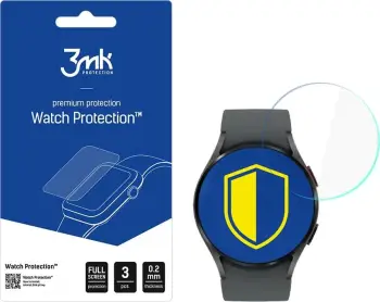 Mbrojtës ekrani 3mk FlexibleGlass për Samsung Galaxy Watch 5 40mm, hibrid xhami folje, transparent