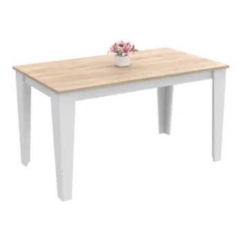 Tavolinë kuzhine BORIS FH18220.03 melaminë ngjyrë sonama-bardhë 130x75x75H cm