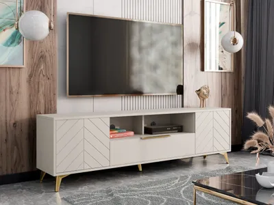 Komodë për TV Siprynt 2D1SZ (204 x 60 x 40) - 2