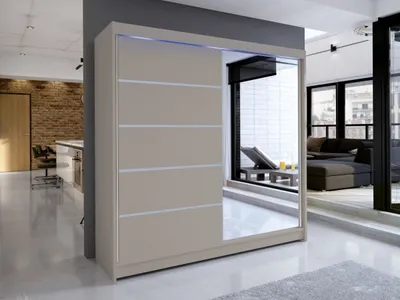 Dollap TALIN III + LED, Bezhë - 2