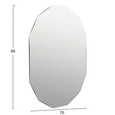Pasqyrë muri CANE FH4493 pa kornizë 70x90Hcm. - 2