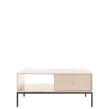 Tavolinë për kafe Tonkor Beige TL104 (104 x 46 x 68)