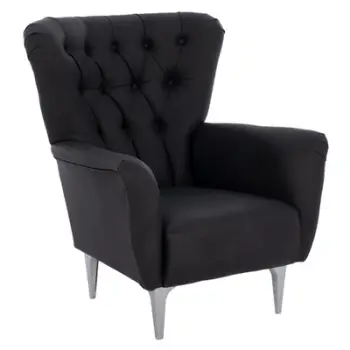 Bergere FH9217.01, ngjyrë zezë, stil Chesterfield, 87x88x100